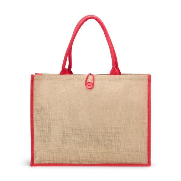 Ecobag juta personalizada silk evento corporativo