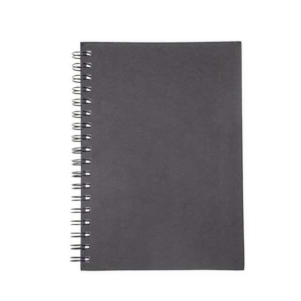Caderno personalizado laranja silk empresa 23x16
