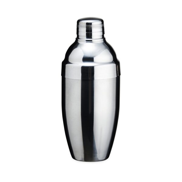 Coqueteleira inox personalizada 600ml para brindes corporativos