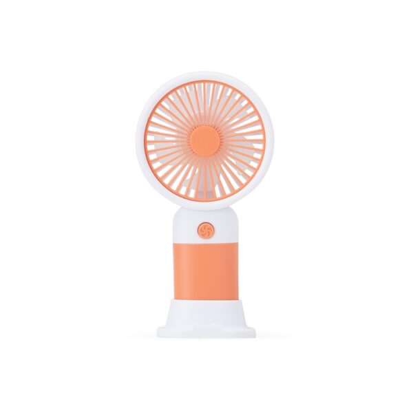 Brinde promocional ventilador rosa personalizado
