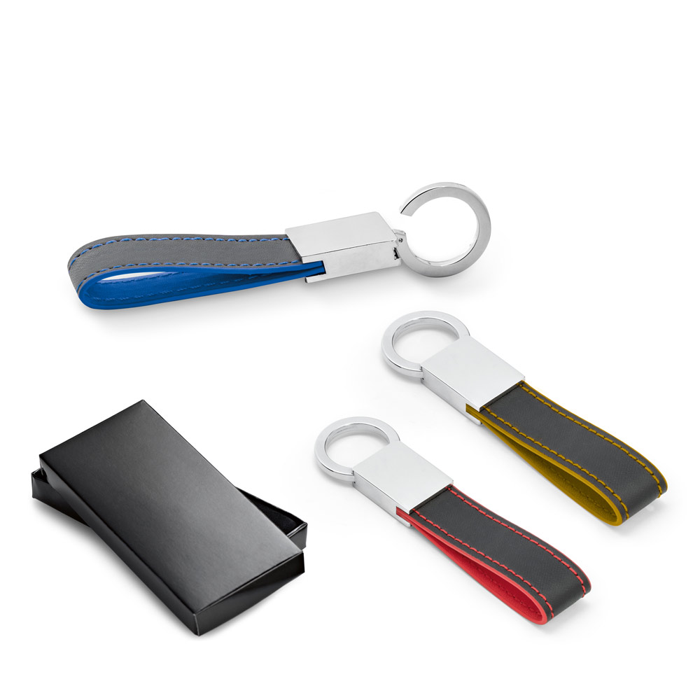 - Huble Brindes Corporativos Chaveiro Personalizado Couro Sintético - HUBSP-93370