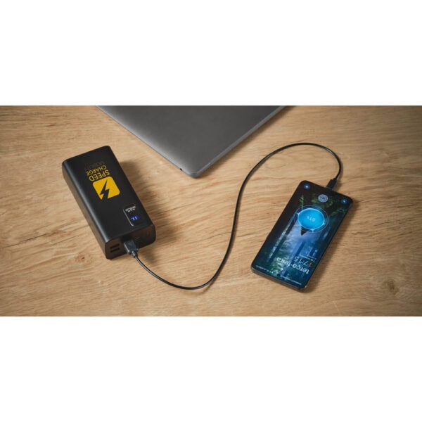 Carregador portátil preto personalizado UV para empresas