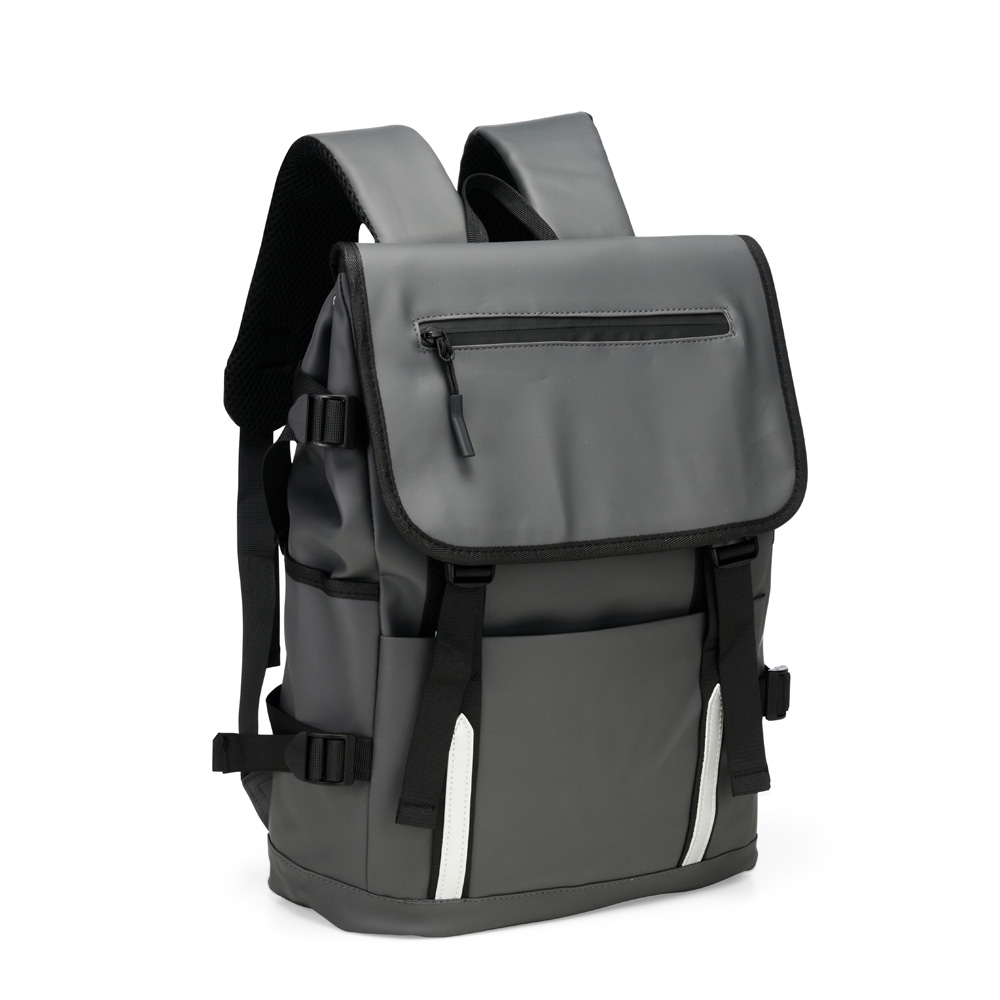 - Huble Brindes Corporativos Mochila Personalizada Couro Sintético 18 Litros - HUBZB-08297 - Imagem 2