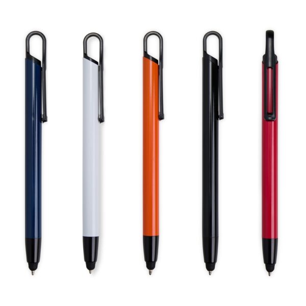 Caneta metal touch personalizada com gravação UV digital