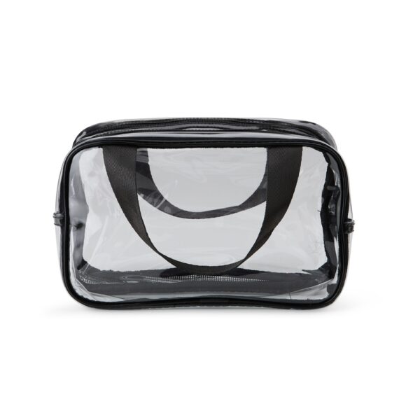 Nécessaire PVC com logomarca personalizada tom transparente
