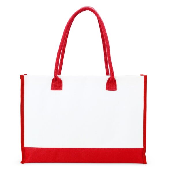Ecobag lona resistente personalizada para clientes empresariais