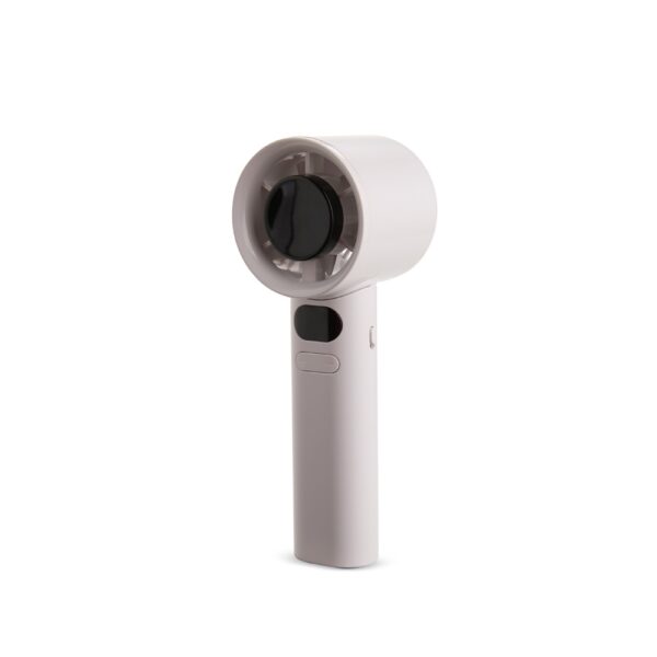 Ventilador portátil corporativo branco gravação silk