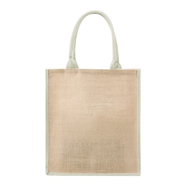 Ecobag laranja com logo transfer para eventos B2B
