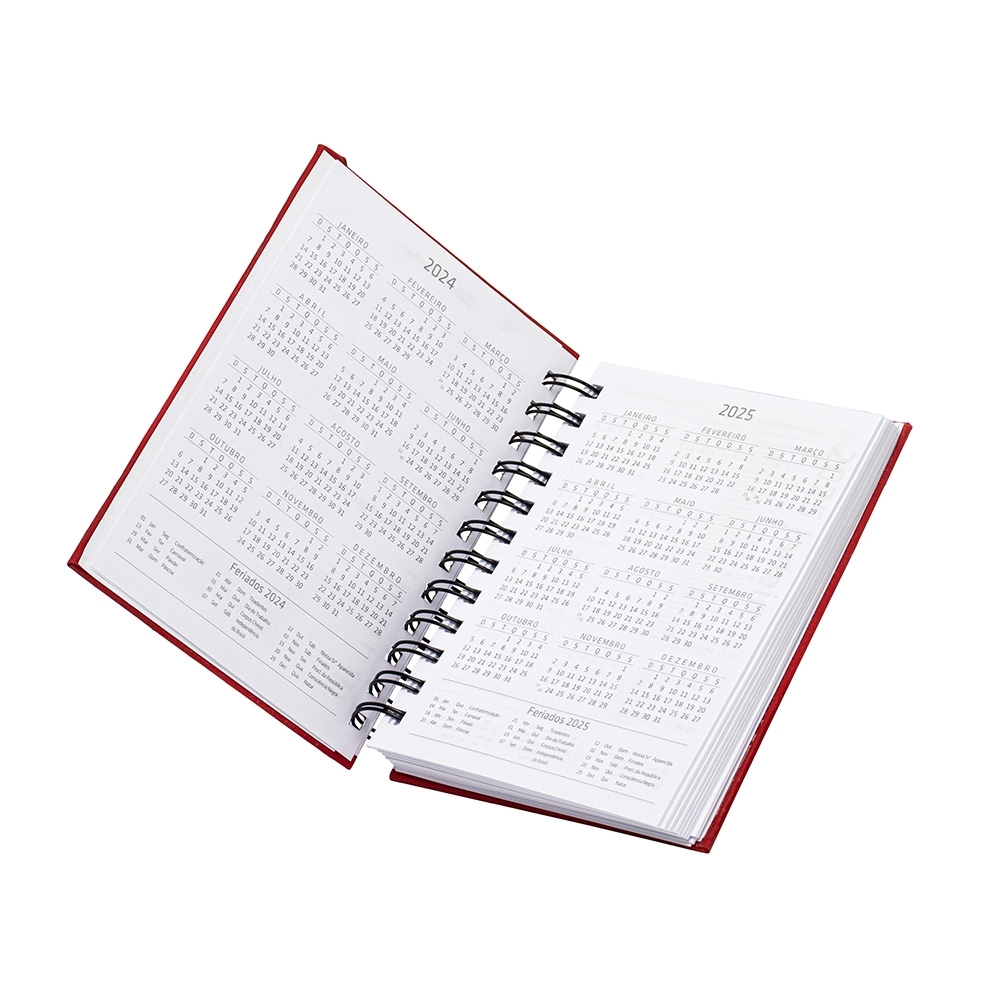 - Huble Brindes Corporativos (17x12 cm) | Agenda Personalizada Anual Emborrachada - HUBZB-14931 - Imagem 3