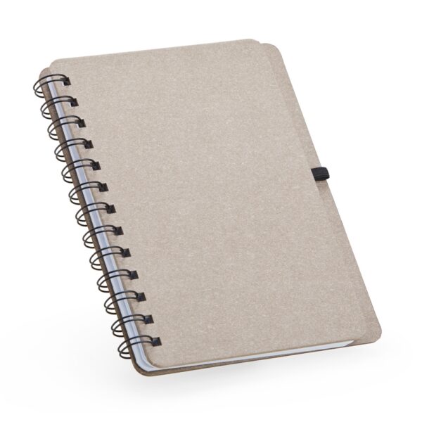Caderneta kraft marrom personalizada silk para brindes B2B