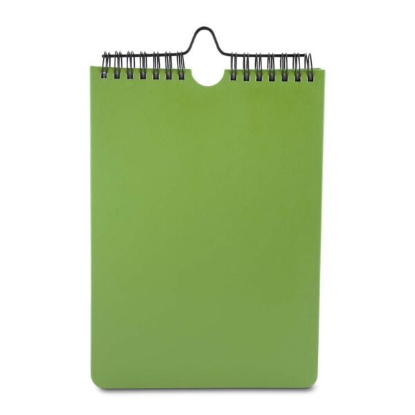 Planner corporativo vermelho com impressão silk screen