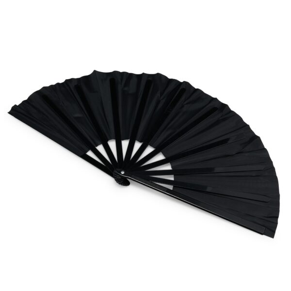 Leque corporativo Oxford preto com logo silk para empresas