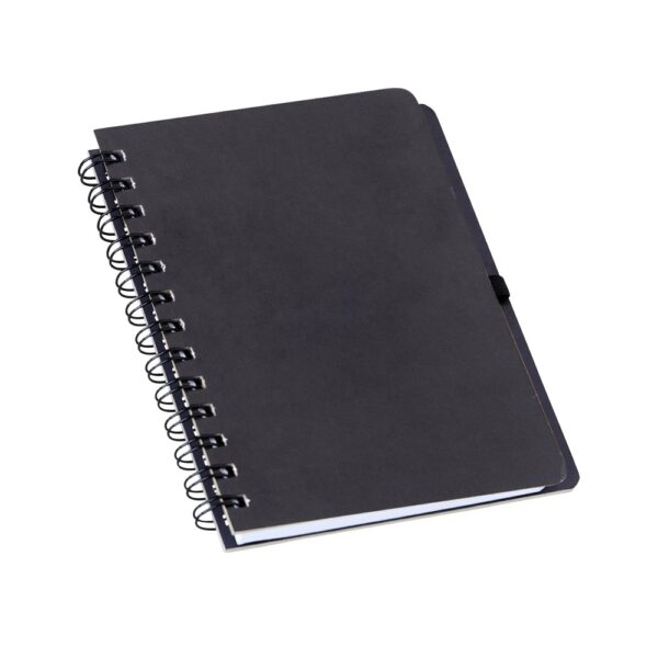 Caderno Ecológico Personalizado Kraft sem Pauta Porta Caneta 17,8x14,7cm
