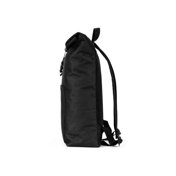 Mochila 21L preta transfer para brindes empresariais