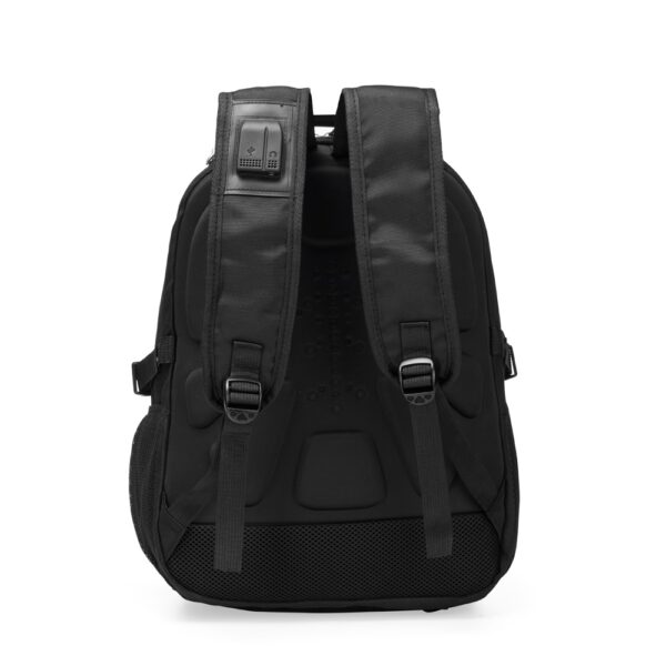 Brinde corporativo mochila jacquard preta com marca