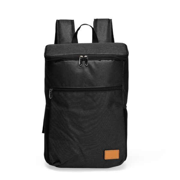Brinde corporativo mochila térmica cinza personalizada