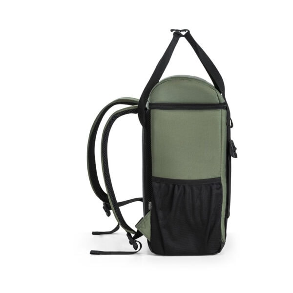 Bolsa térmica 16L verde escuro gravação transfer logo