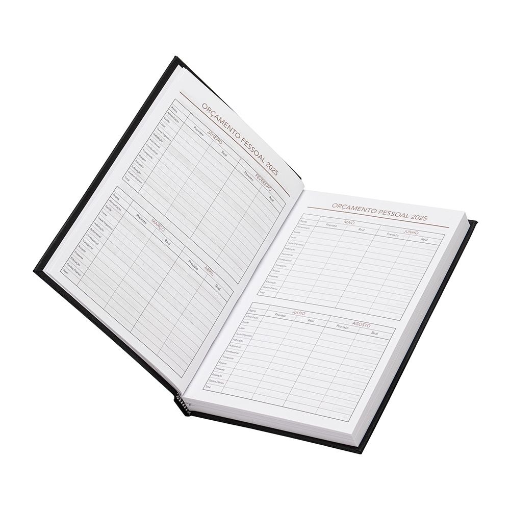 - Huble Brindes Corporativos (20x14 cm) | Agenda Personalizada Anual Cromato - HUBZB-14928 - Imagem 5