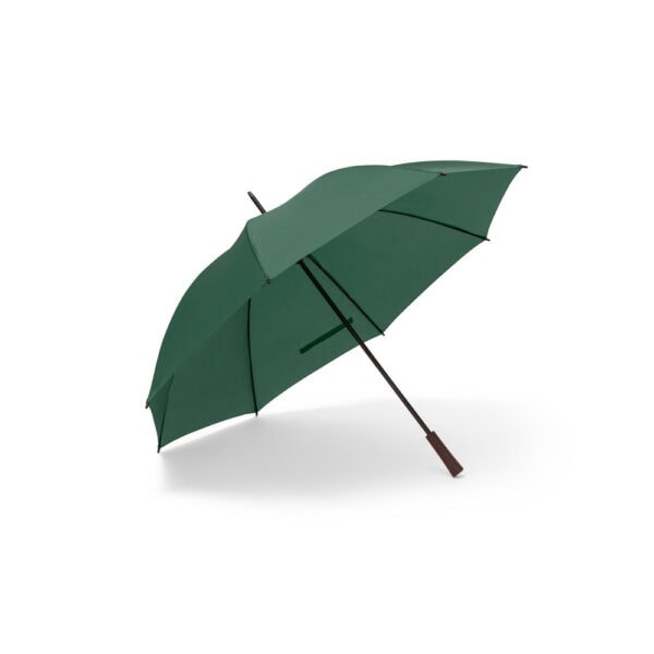 Guarda-chuva preto com logo empresa gravação transfer