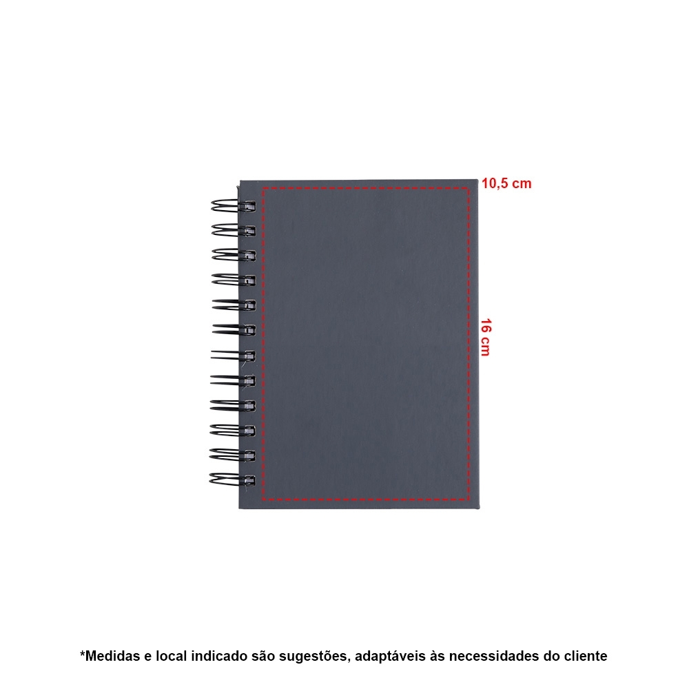 - Huble Brindes Corporativos (17x12 cm) | Agenda Personalizada Anual Emborrachada - HUBZB-14931 - Imagem 8