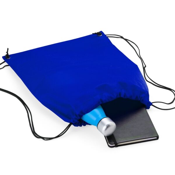 Brinde corporativo mochila saco TNT branca gravação silk