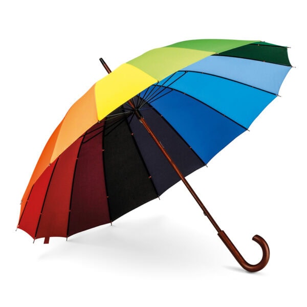 Guarda Chuva Personalizado Cabo Madeira 16 Varetas
