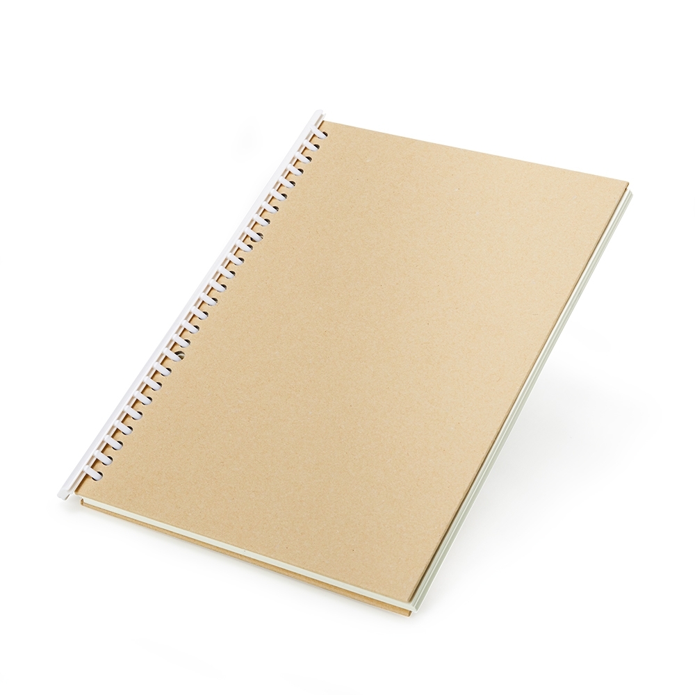 - Huble Brindes Corporativos (26x19) I Caderno Personalizado B5 Kraft - HUBZB-05061