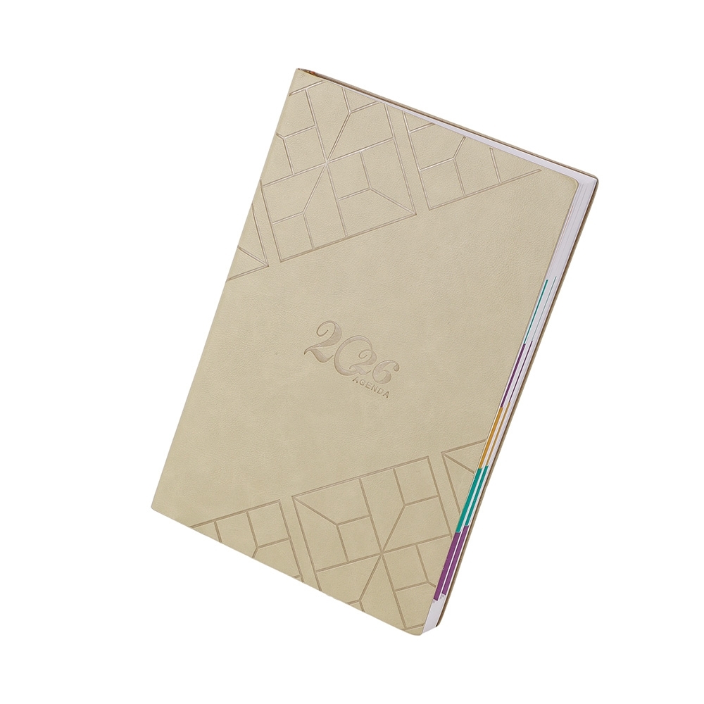 - Huble Brindes Corporativos (21x14 cm) | Agenda Personalizada Anual Couro Sintético - HUBZB-06028 - Imagem 3