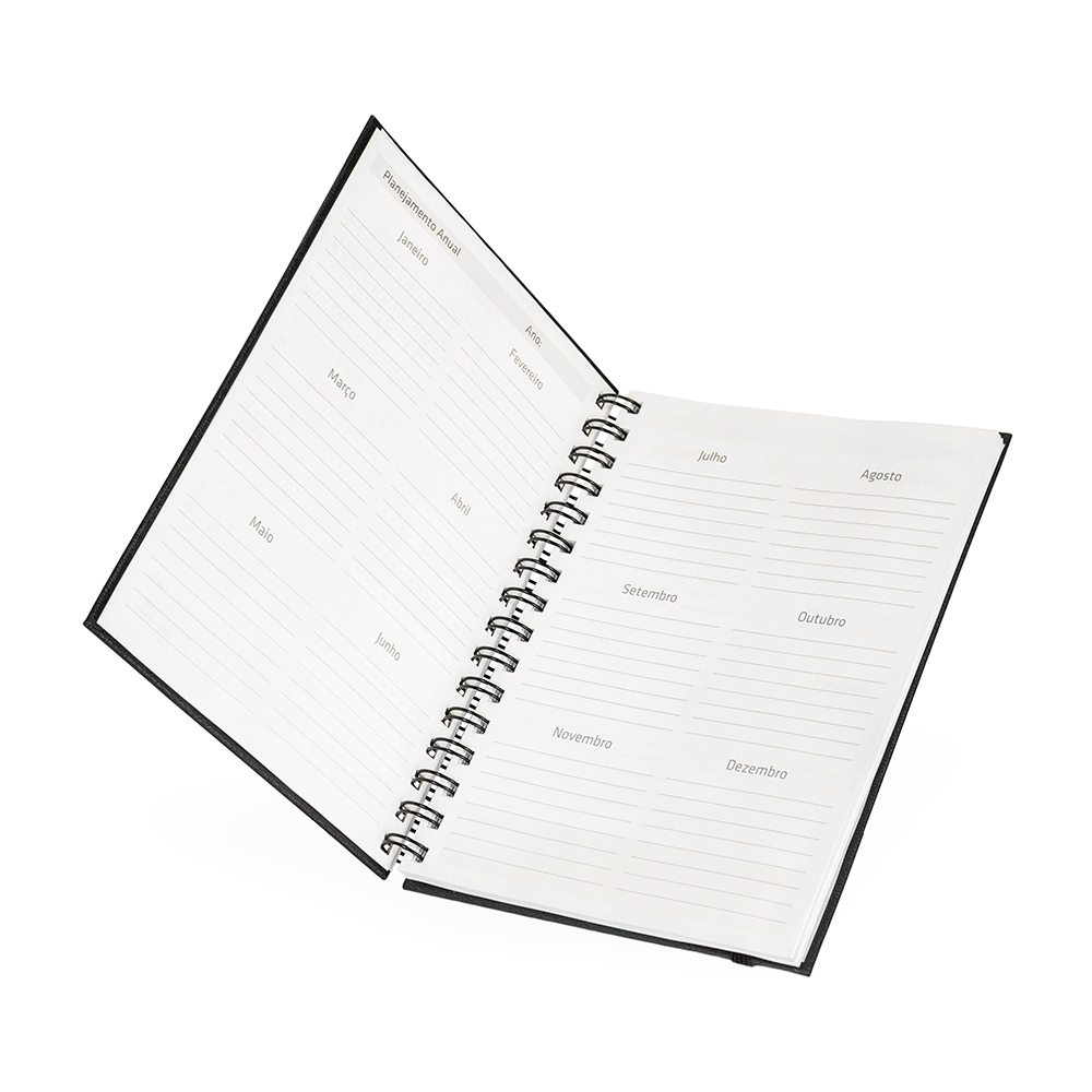 - Huble Brindes Corporativos (21x15) | Planner Personalizado Cromato Anual - HUBZB-15288 - Imagem 12