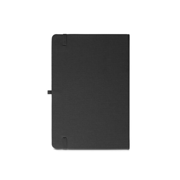 Caderno personalizado A5 poliéster reciclado cor rosa para empresas