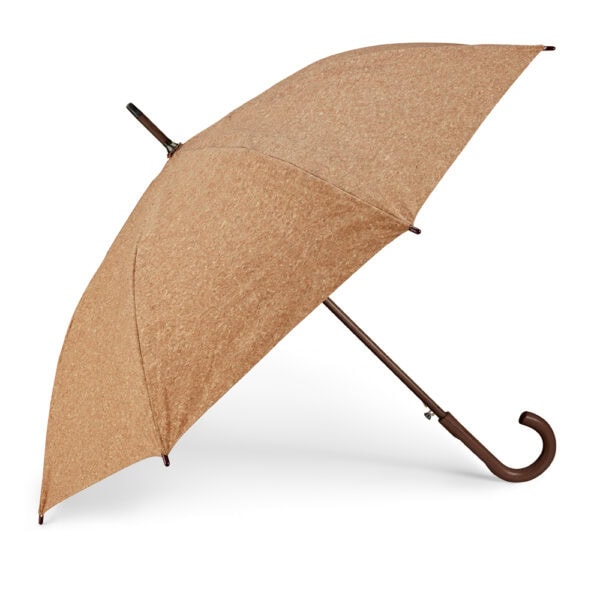 Guarda Chuva Personalizado Automático Cortiça Cabo Madeira