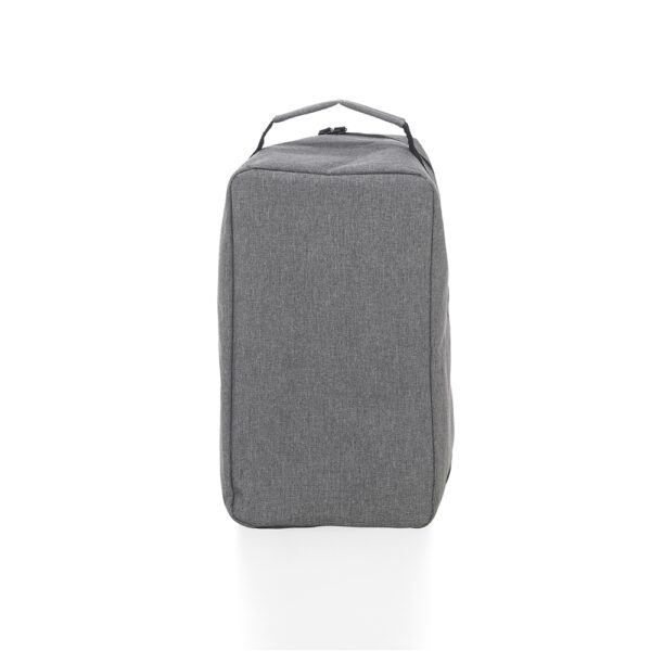 Bolsa porta tênis preta corporativa com logomarca