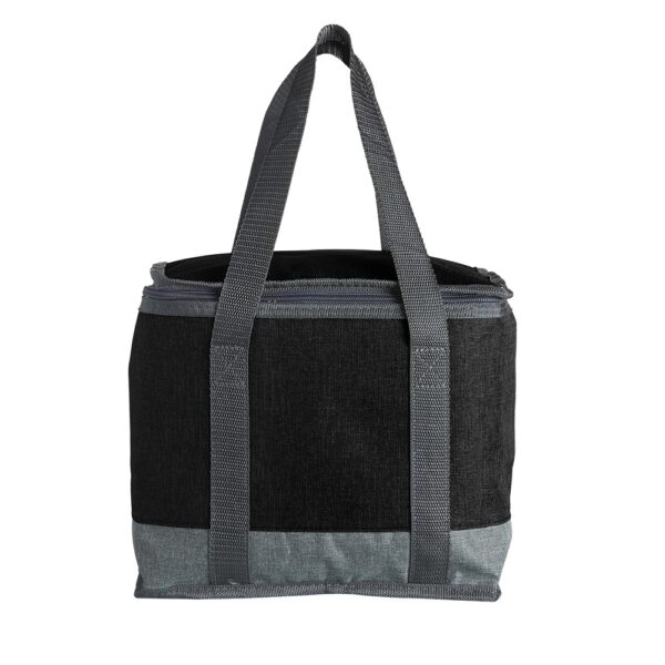Bolsa térmica cinza personalizada gravação corporativa