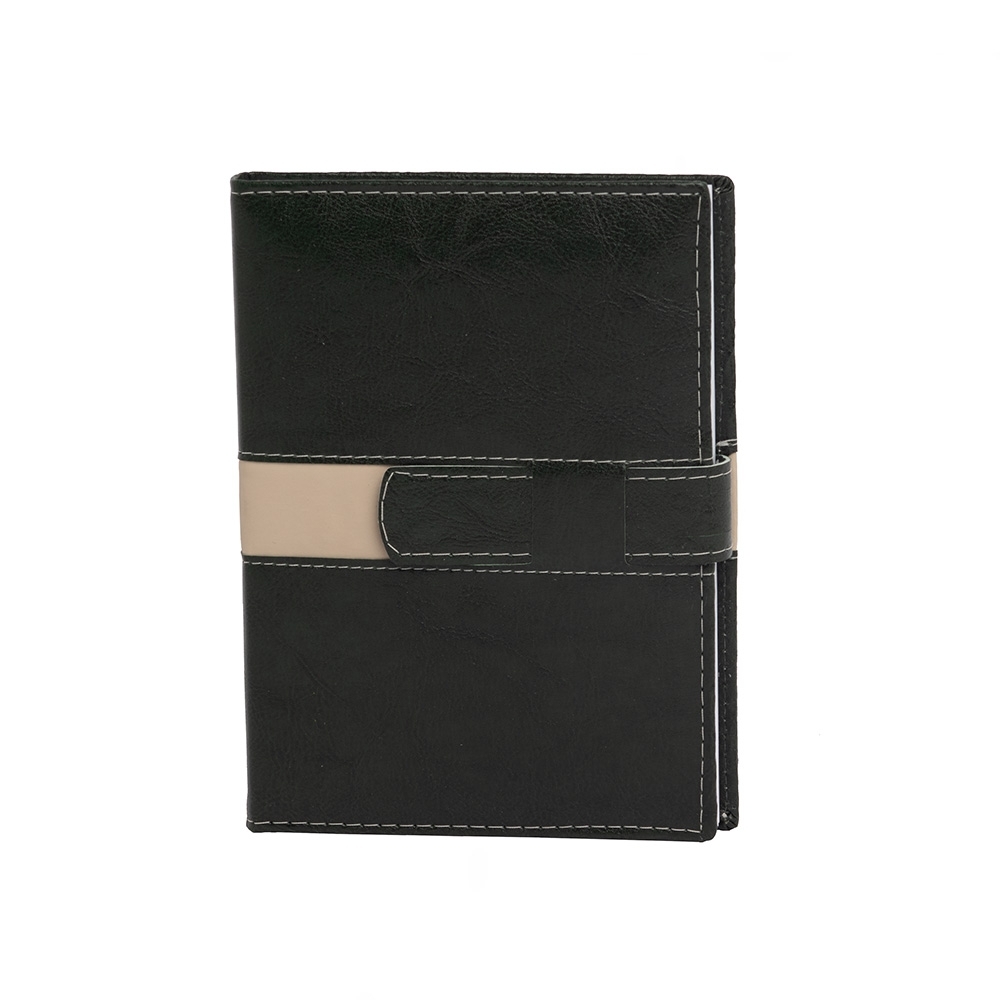 - Huble Brindes Corporativos (20x14 cm) | Agenda Personalizada Diária Anual Fecho Couro - HUBZB-13919 - Imagem 5