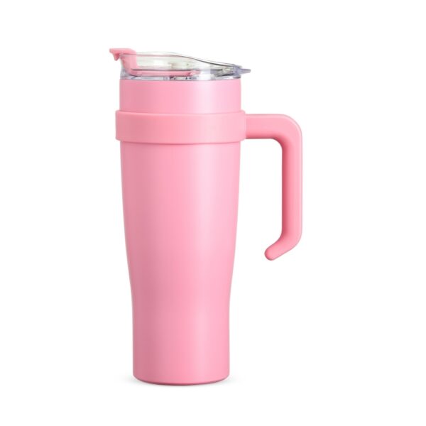 Brinde executivo caneca térmica vermelha silk screen