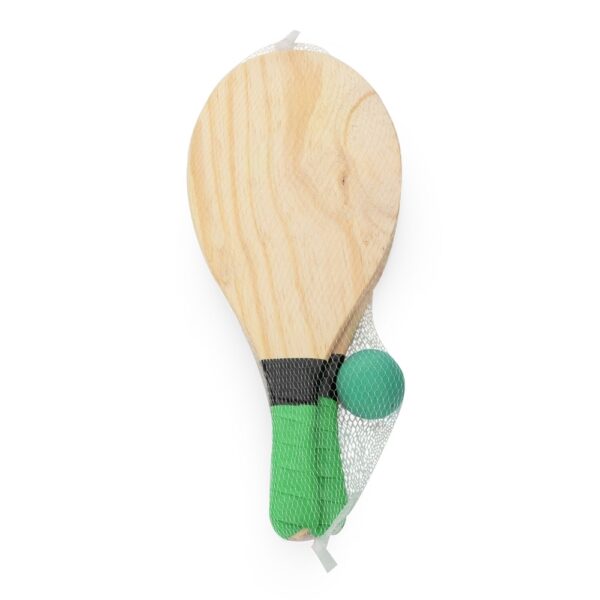 Kit frescobol verde brinde corporativo silk screen