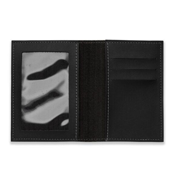 Brinde corporativo porta documento couro sintético gravação silk