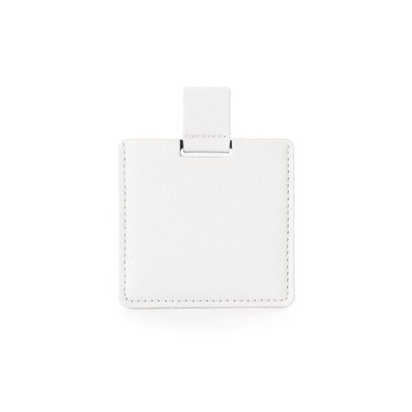 Espelho personalizado quadrado aço inox brinde feminino