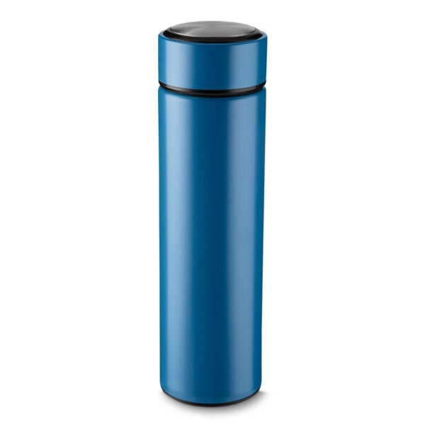 Brinde corporativo garrafa inox dourada gravação laser