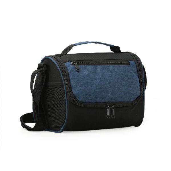 Bolsa térmica cinza personalizada silk para brindes B2B