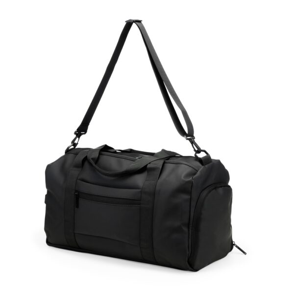 Brinde corporativo bolsa viagem couro sintético preta