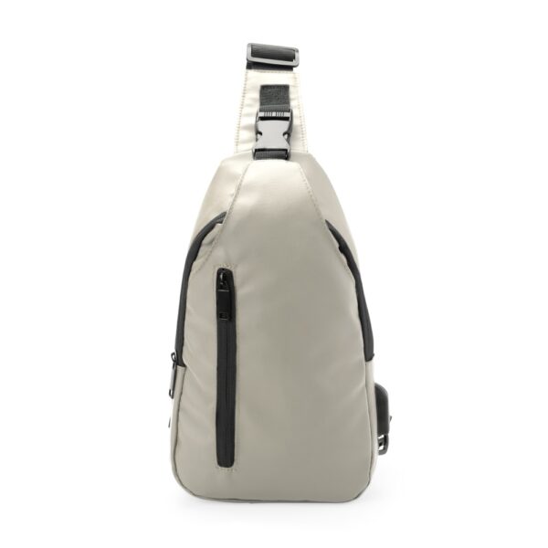 Brinde executivo mochila bege ombro 5L estampa silk