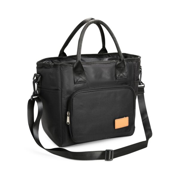 Bolsa térmica cinza com logo em silk para empresas
