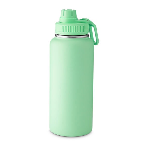Garrafa térmica branca 960ml corporativa com gravação
