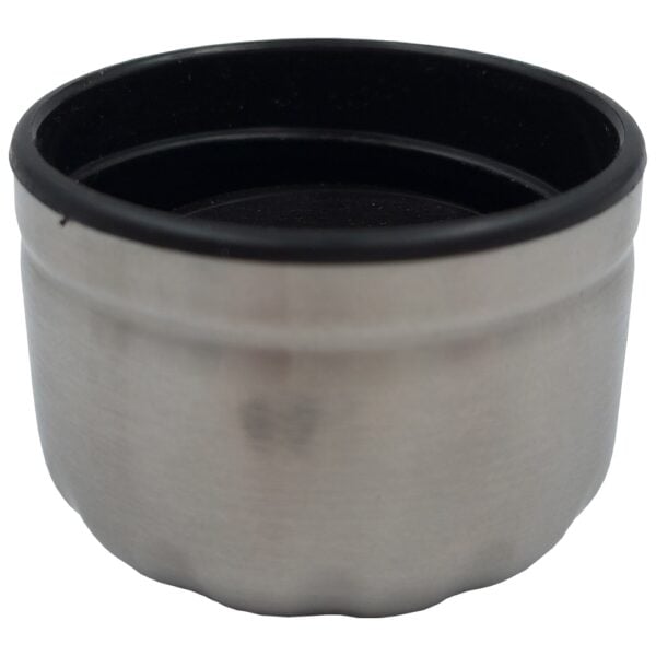 Térmica 750ml prata personalizada com logo empresa gravação laser