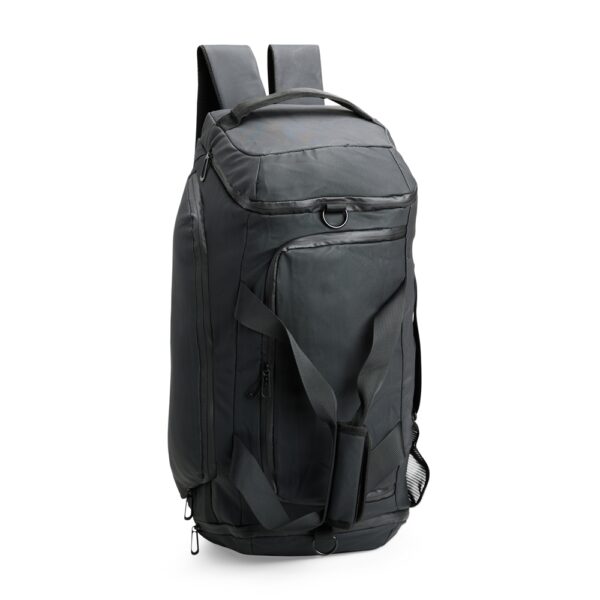 Bolsa corporativa preta com logo silk 35 litros