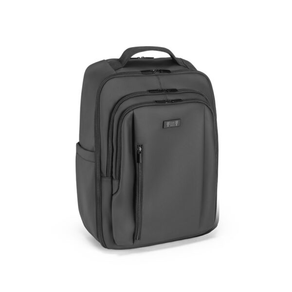 Mochila executiva rodinha preta gravação a laser
