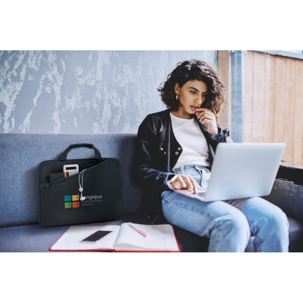 - Huble Brindes Corporativos Pasta Personalizada Notebook 14'' Soft shell Alta densidade - HUBSP-92290 - Imagem 6