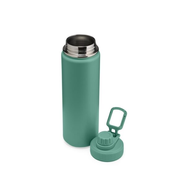 Garrafa térmica azul 750ml gravação laser para eventos