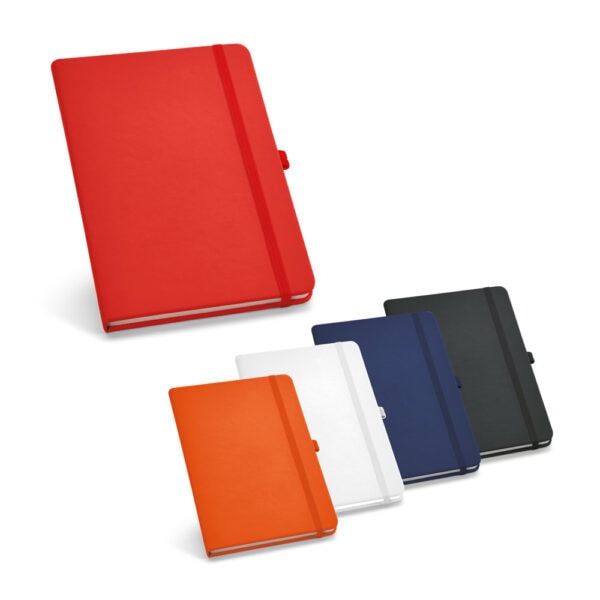 Caderno personalizado couro sintético com logo empresa